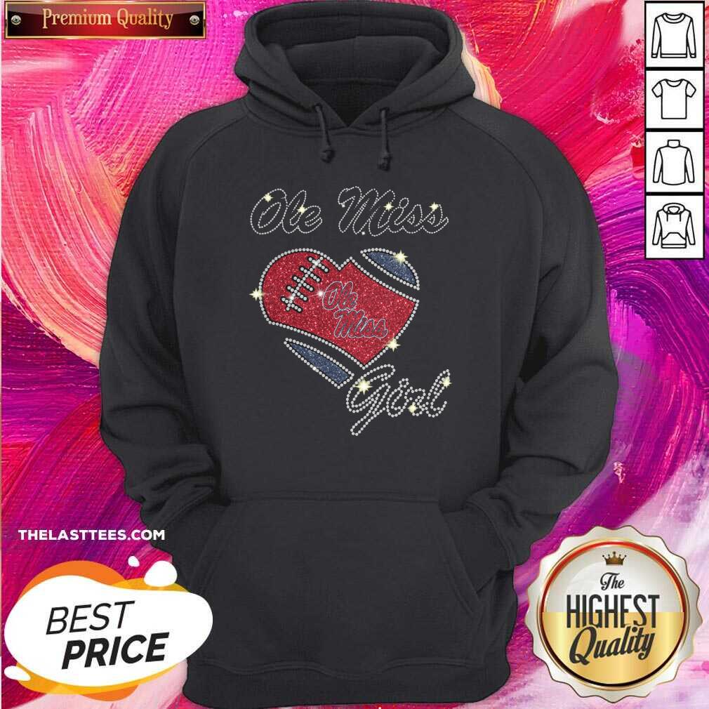Official Ole Miss Girl Heart Diamond Shirt - Image 5