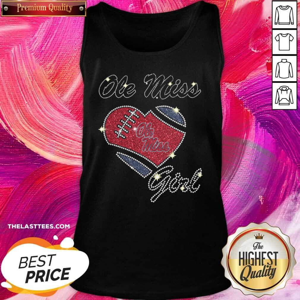 Official Ole Miss Girl Heart Diamond Shirt - Image 3