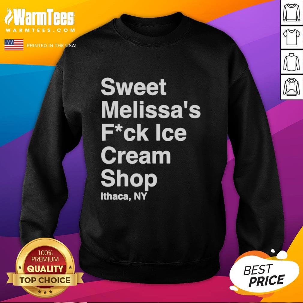 Original Sweet Melissa's Fck Ice Cream Shop Ithaca Ny T-Shirt - Image 5