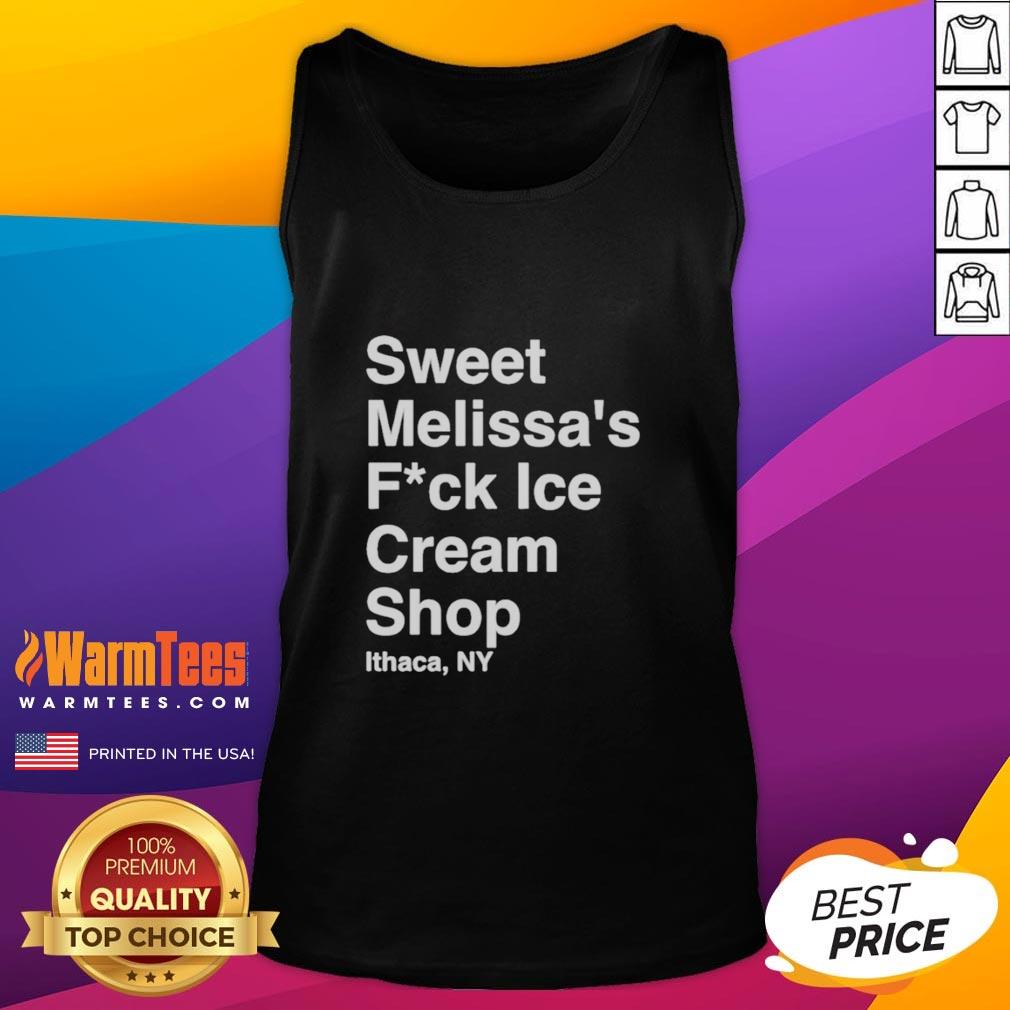 Original Sweet Melissa's Fck Ice Cream Shop Ithaca Ny T-Shirt - Image 4