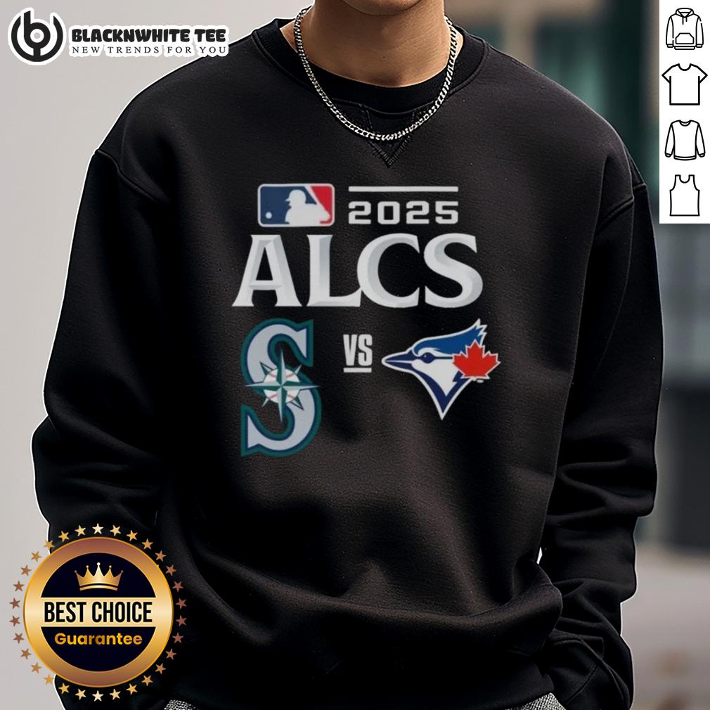 Top Toronto Blue Jays vs Seattle Mariners 2025 ALCS Baseball Matchup T-Shirt - Image 5
