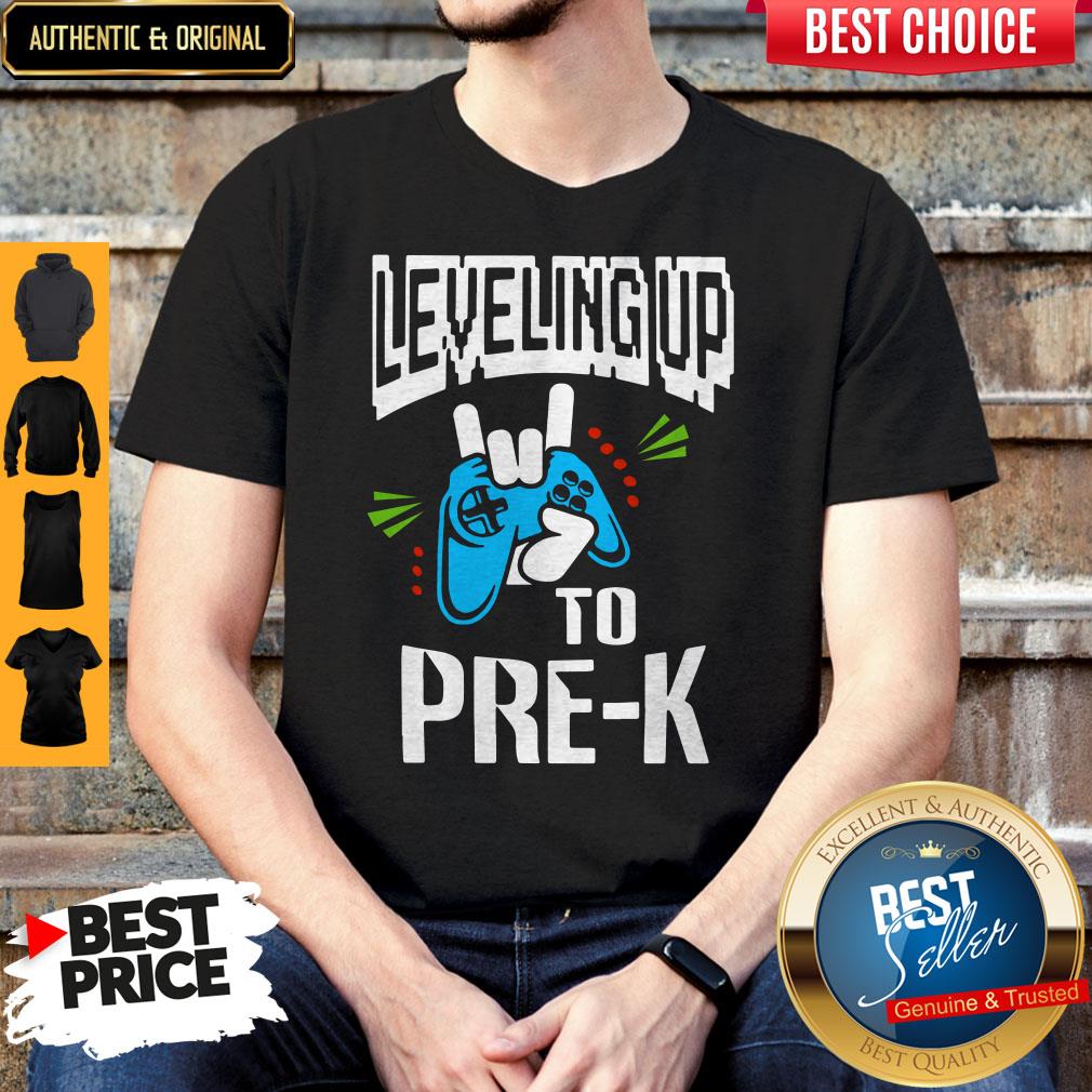 Nice Leveling Up To Pre K Shirt