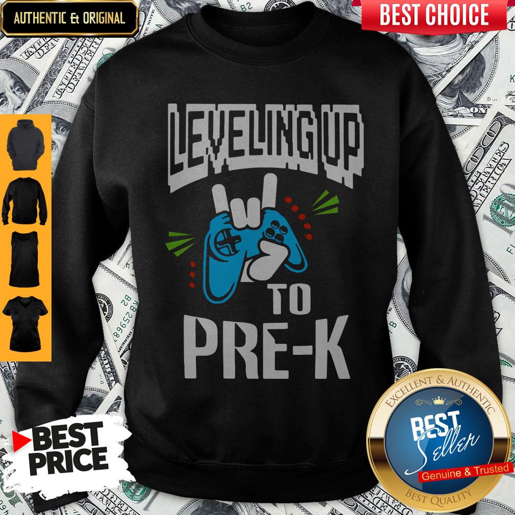 Nice Leveling Up To Pre K Shirt - Image 4