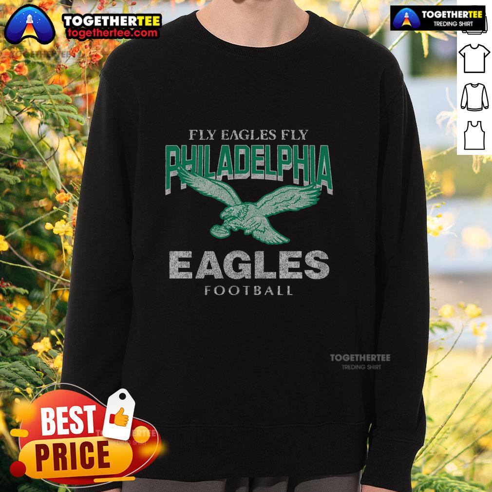 Awesome Philadelphia Eagles Historic Head On T-Shirt - Image 5