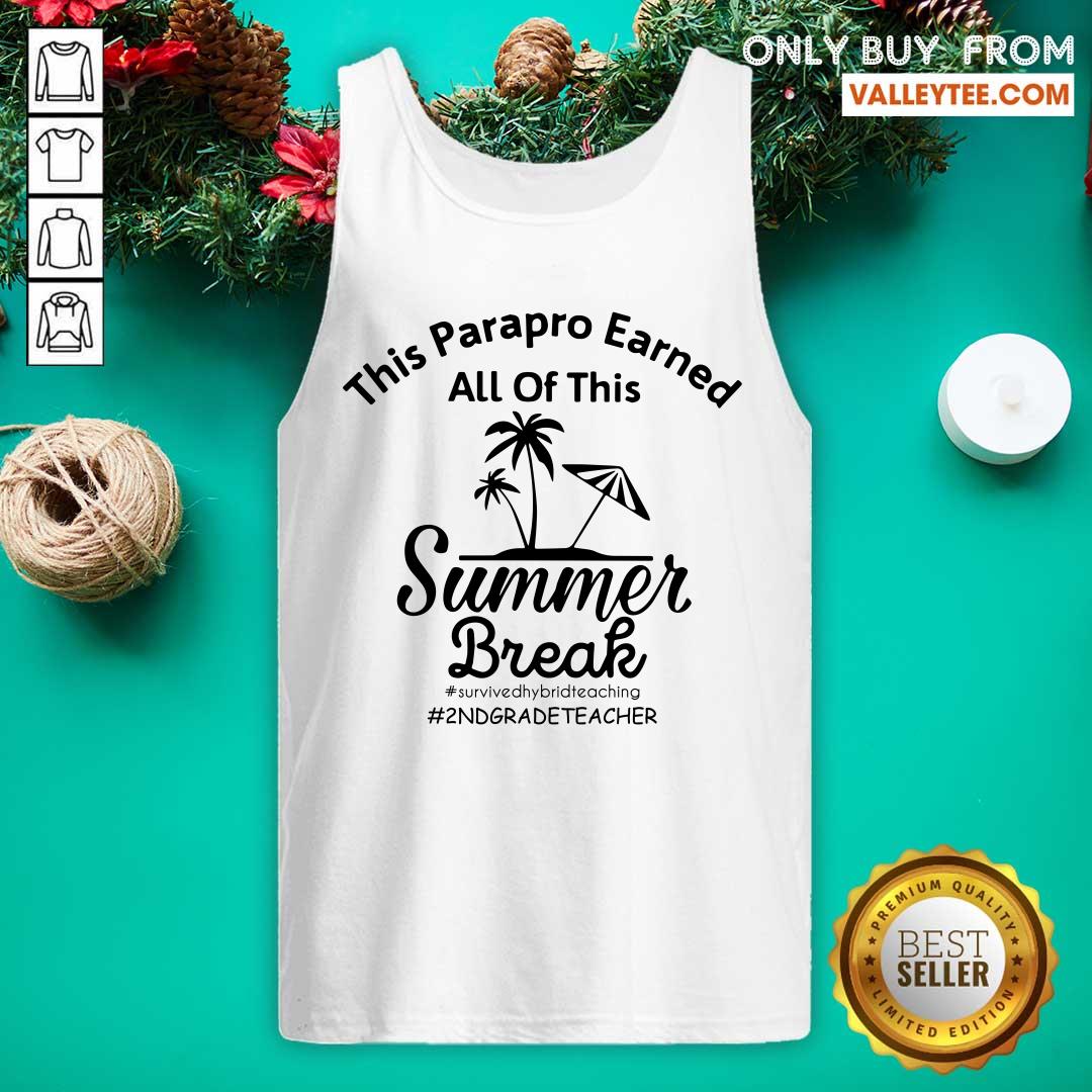 This Teacher Earned All Of This Summer Break Survived Hybrid Teacher 2nd Grade Teacher Shirt - Image 4