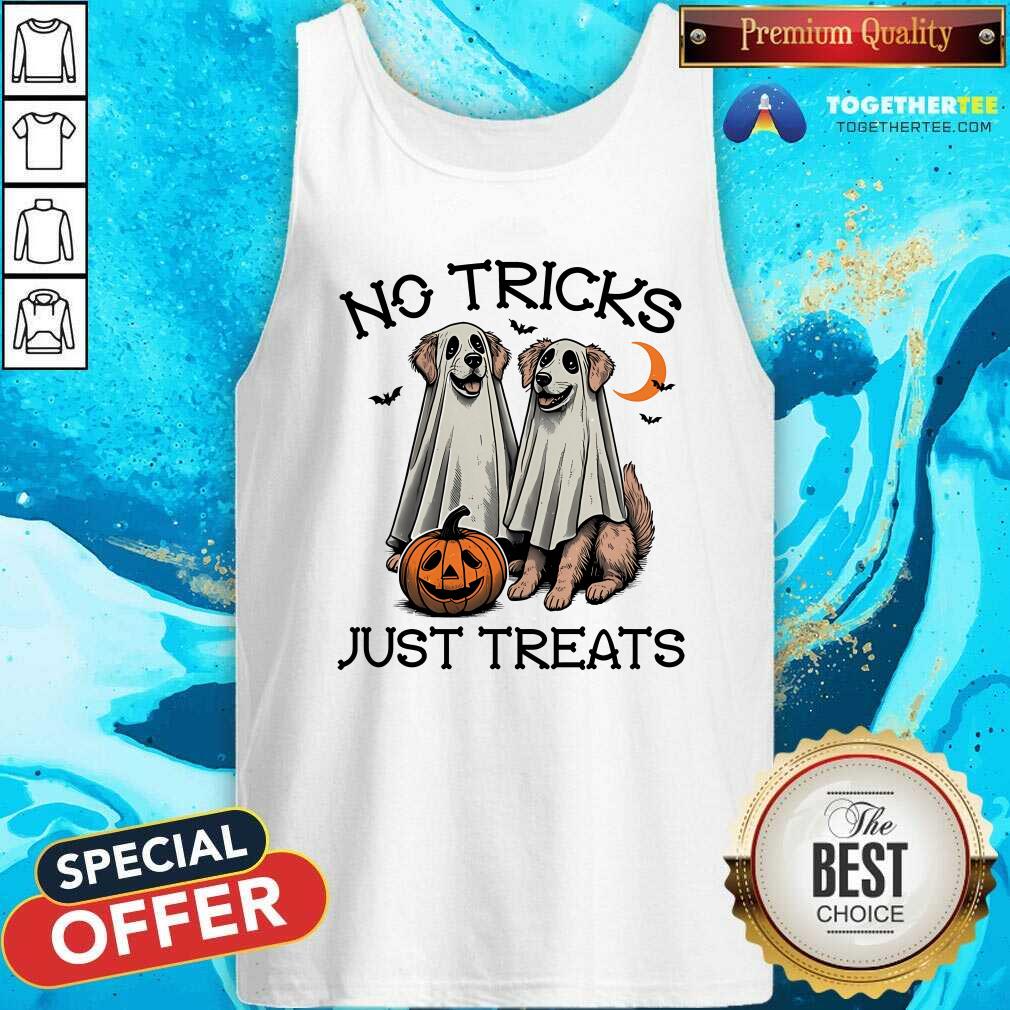 Top No Tricks Just Treats Dogs T-Shirt - Image 3