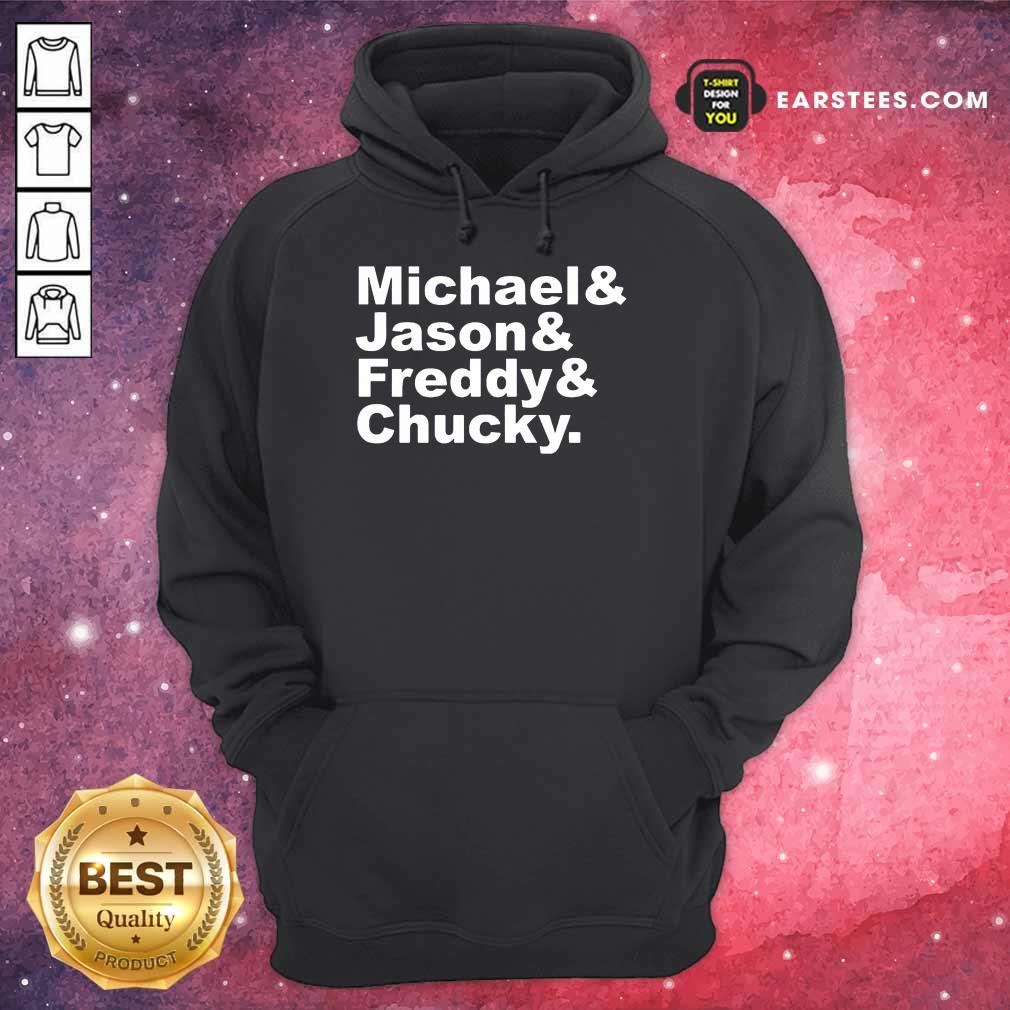 Top Michael Jason Freddy Chucky Shirt - Image 4