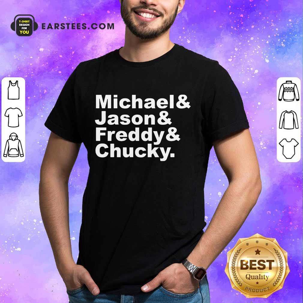 Top Michael Jason Freddy Chucky Shirt