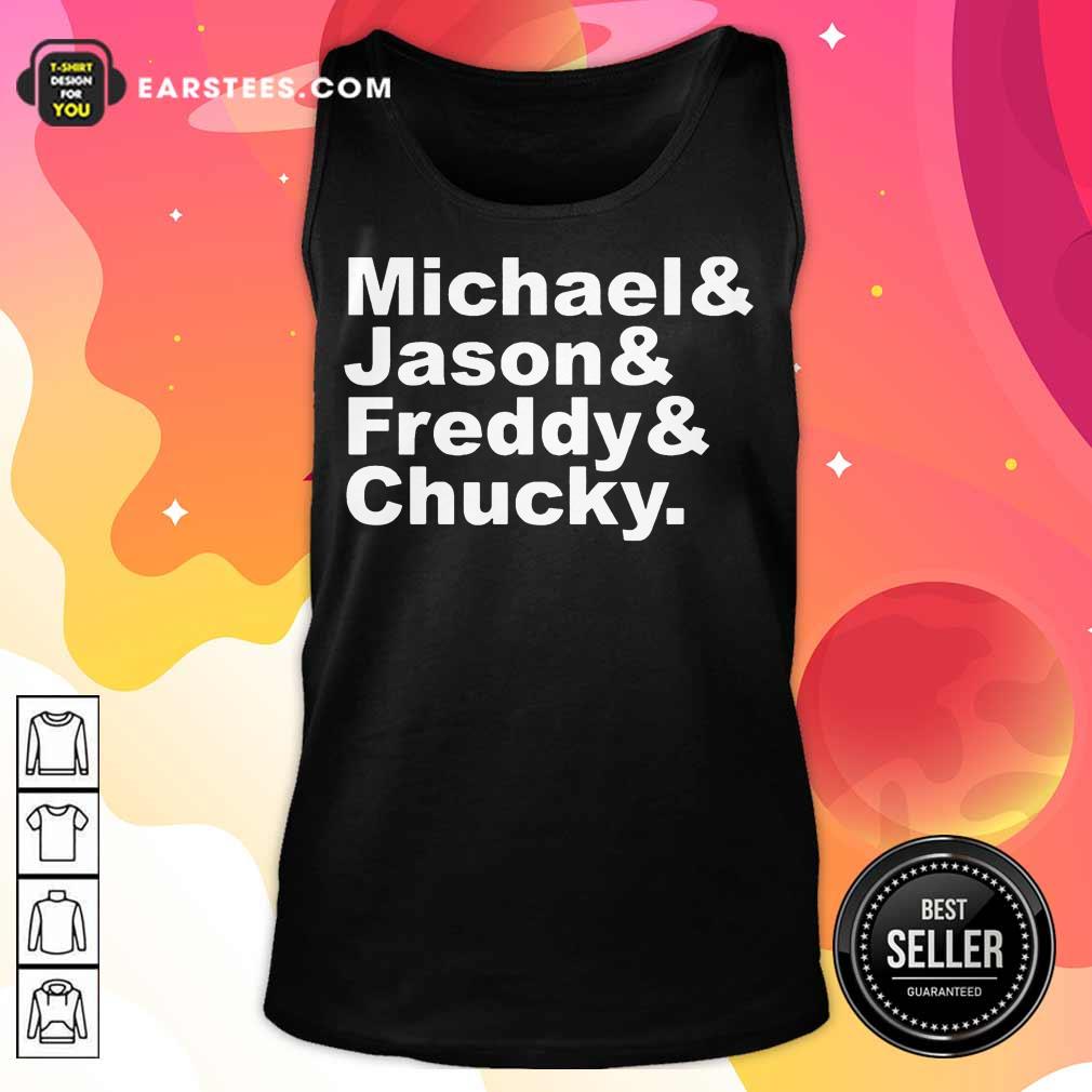 Top Michael Jason Freddy Chucky Shirt - Image 2