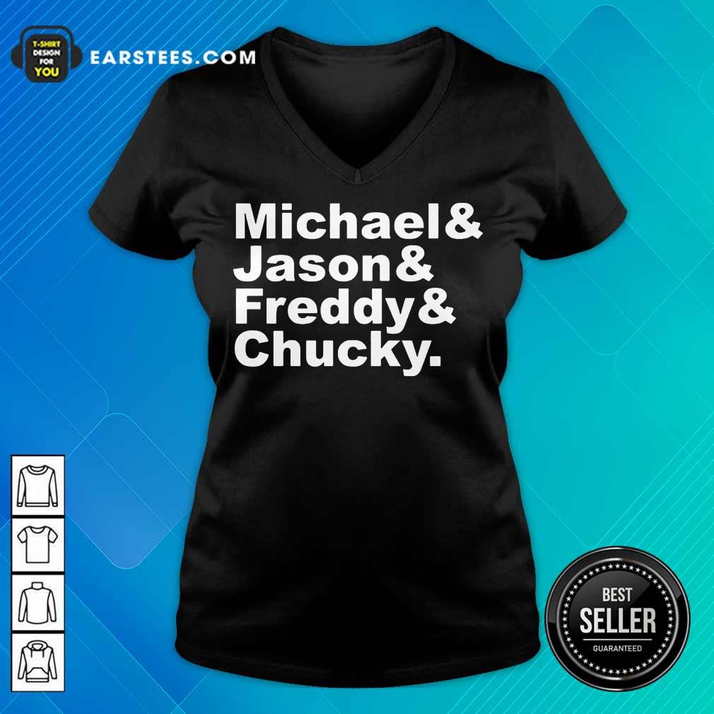 Top Michael Jason Freddy Chucky Shirt - Image 5