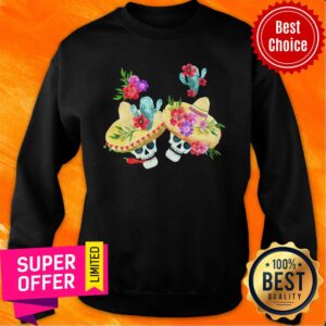 Alternative view of Skull Wear Sombrero Flower Catus Shirt