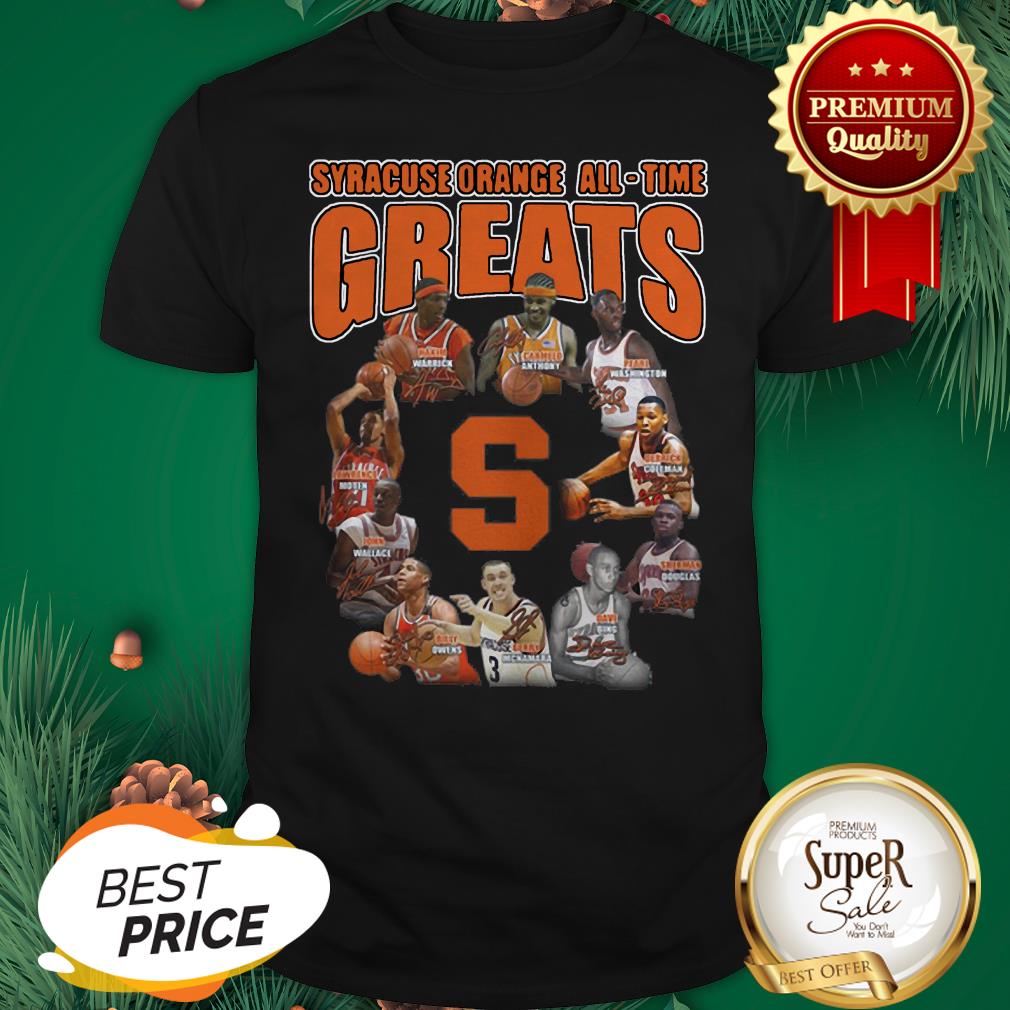 Syracuse Orange All Time Greats All Signature Shirt