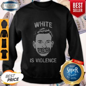 Alternative view of White Silence Is Violence Classic Shirt