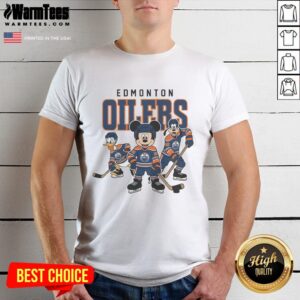 Pretty Edmonton Oilers Disney Team Ice Hockey T-Shirt