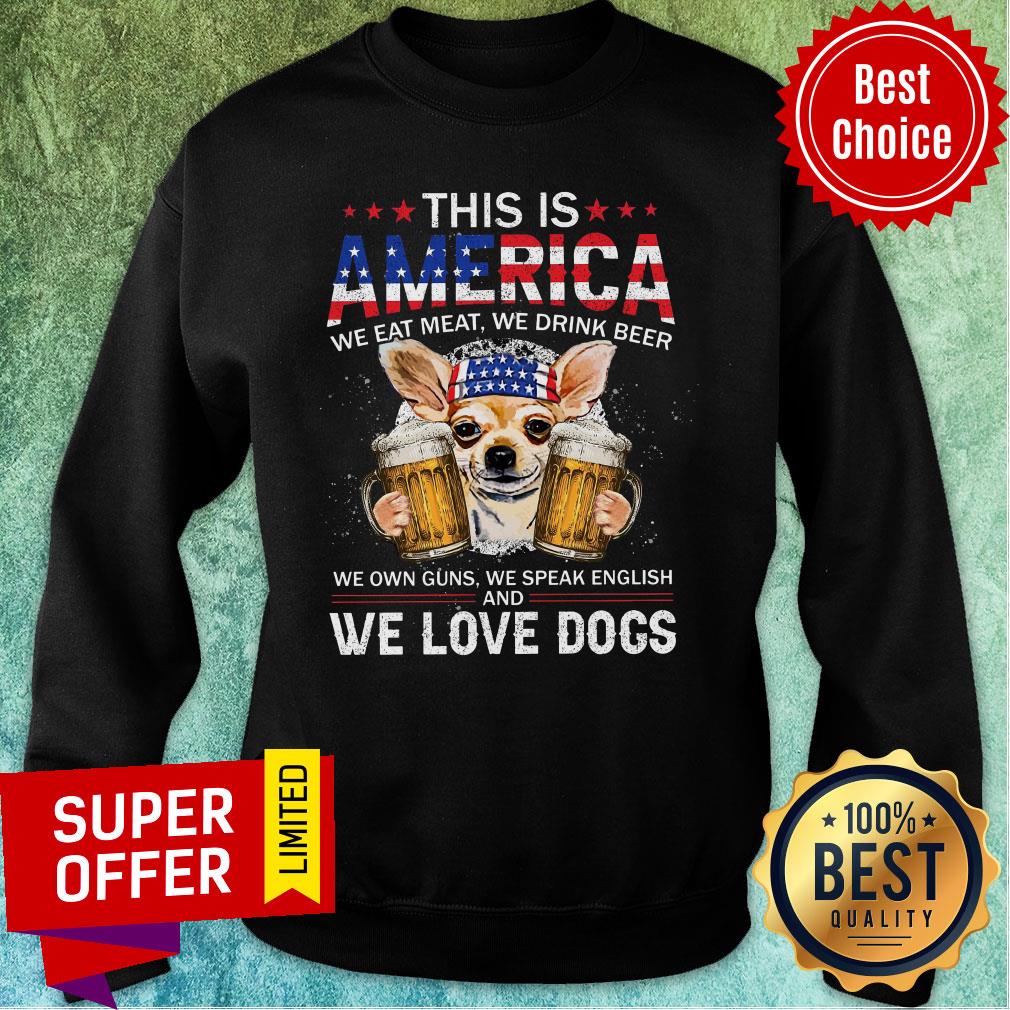 This Is American Chihuahua We Love Dog Beer Shirt - Image 4