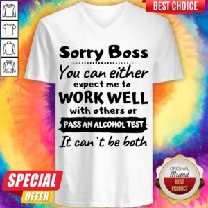 Alternative view of Official Sorry Boss Shirt