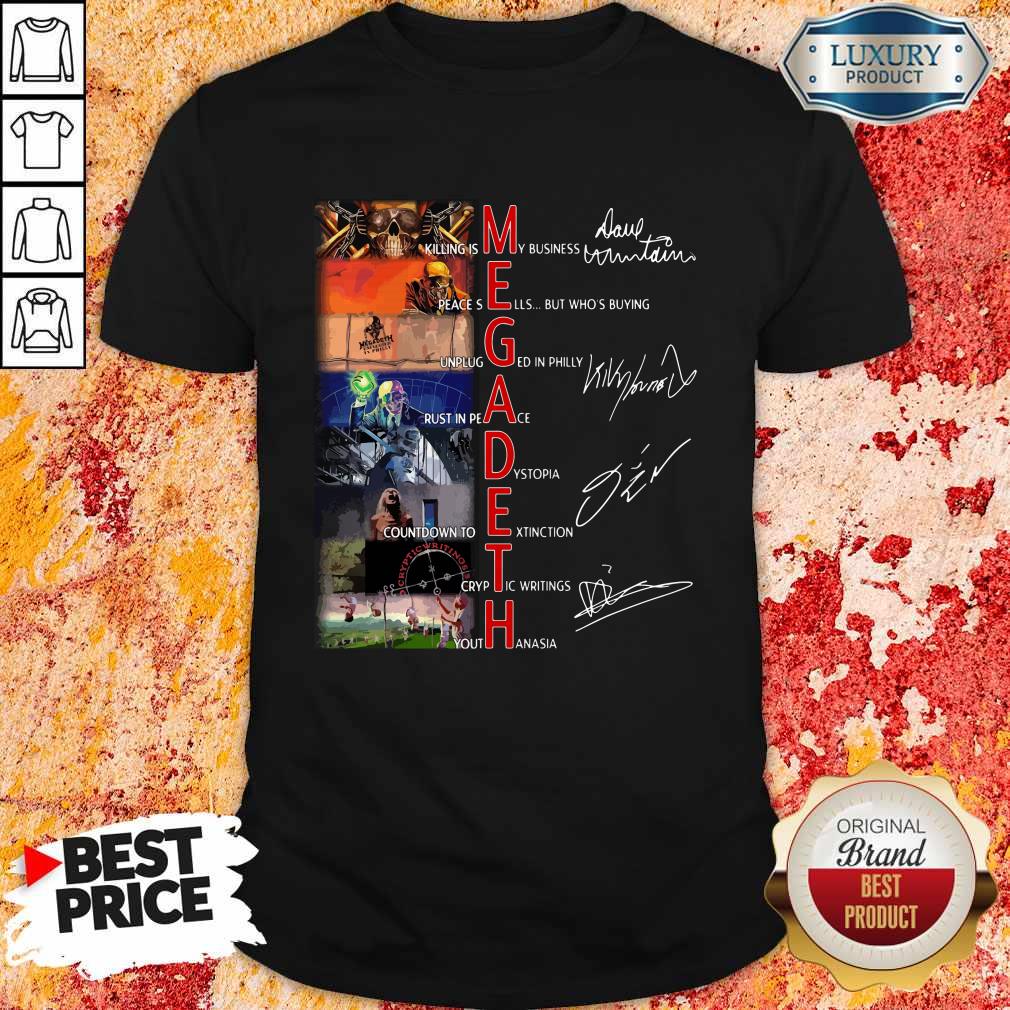 Megadeth Anniversary Shirt