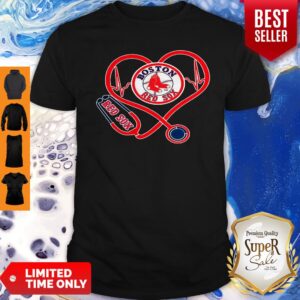 Awesome Boston Red Sox Stethoscope Heart Shirt