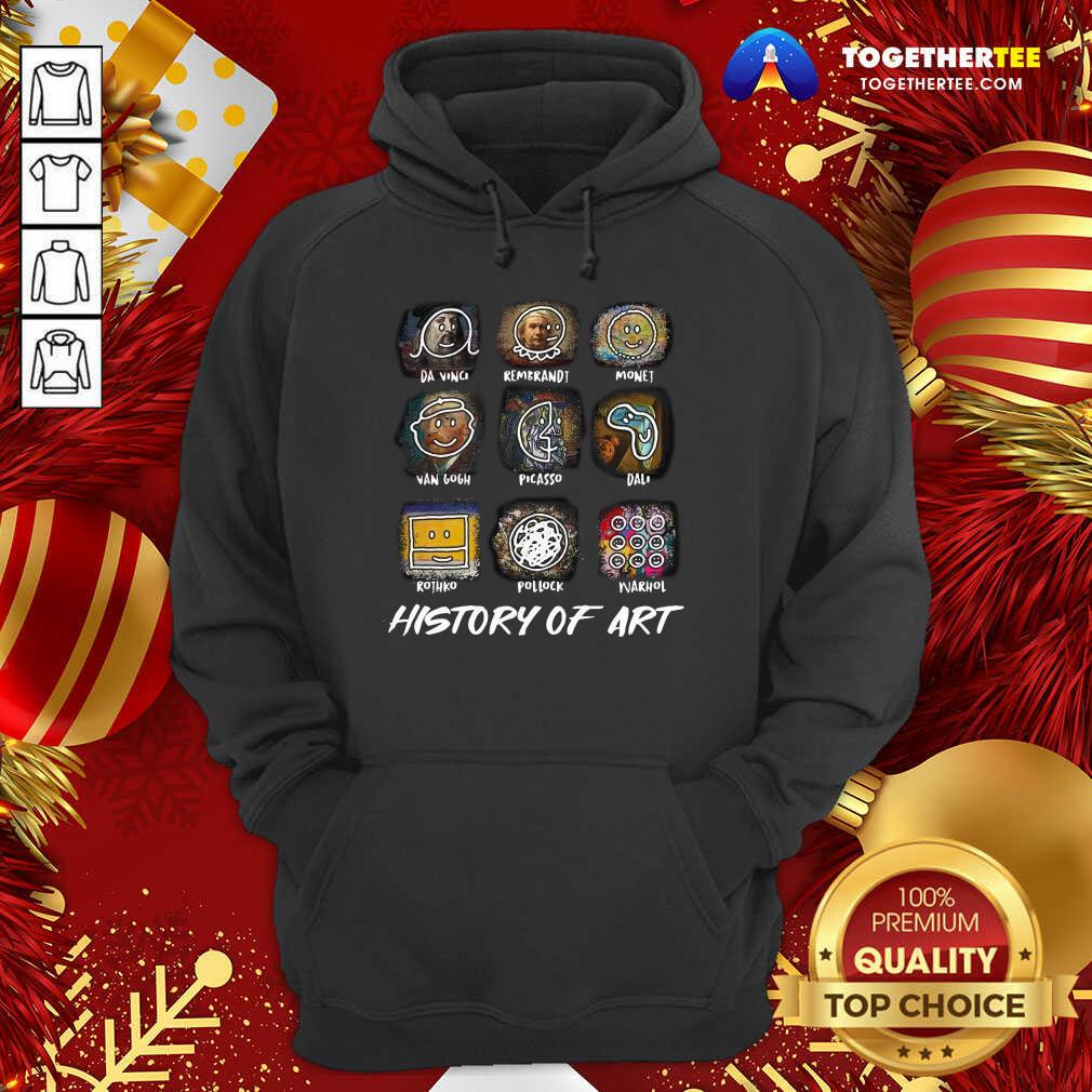 Funny Da Vinci Rembrandt Monej Van Gogh Picasso Dali History Of Art Shirt - Image 5