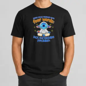 Nice Stitch Inner Peace Begins With Four Words Not My Fucking Problem Shirt