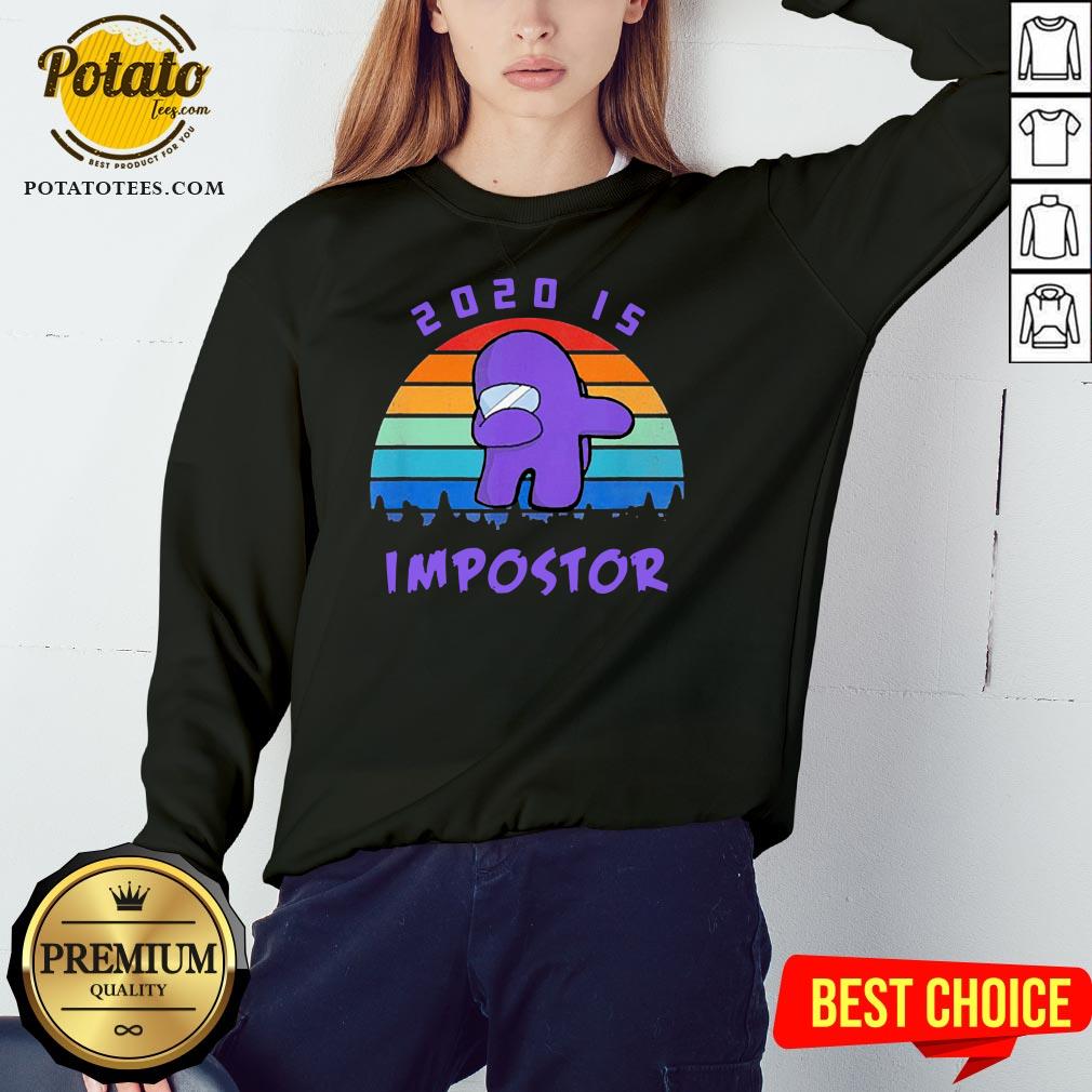 Hot Dabbing 2020 Impostor Imposter Among Game Us Sus For Shirt - Image 4