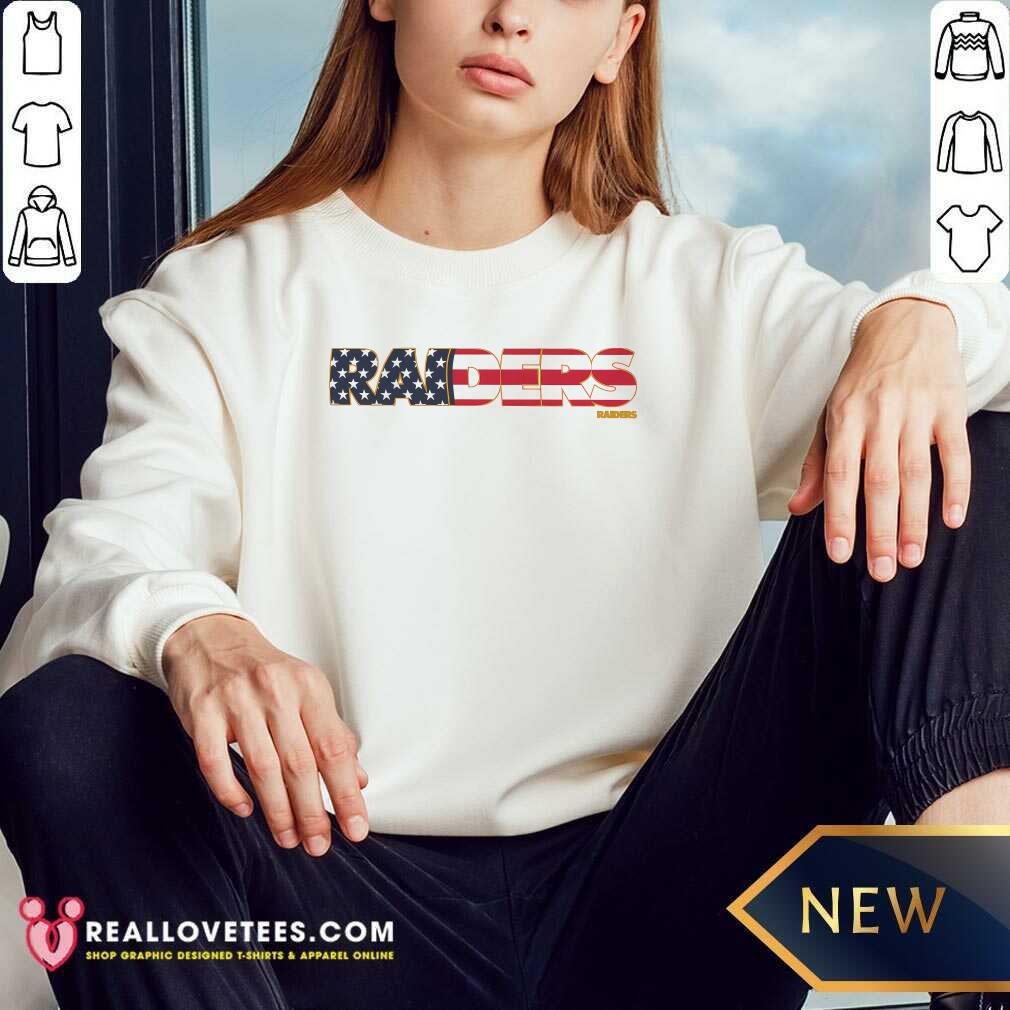 Las Vegas Raiders Flag Script Franklin T-Shirt - Image 4