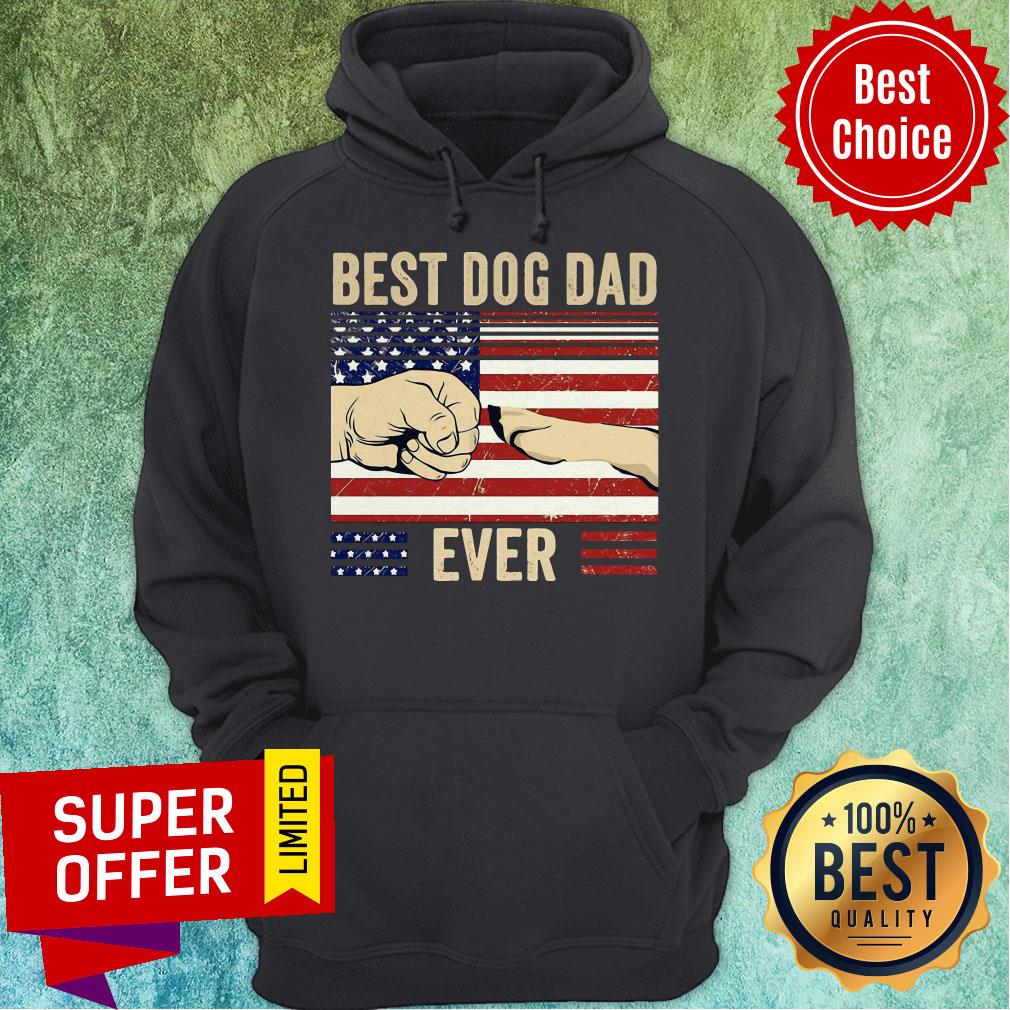 Top Vintage Best Dog Dad Ever Shirt - Image 3