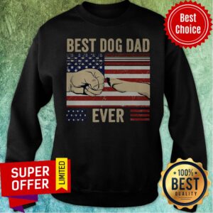 Alternative view of Top Vintage Best Dog Dad Ever Shirt