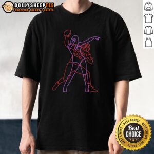 Pretty Travis Kelce And Taylor TNT Neon Lights T-Shirt