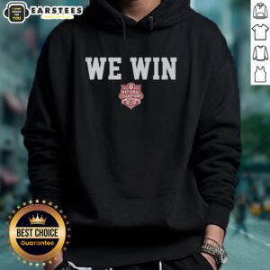 Alternative view of Top Indiana Hoosiers We Win National Champions 2025-2026 T-Shirt