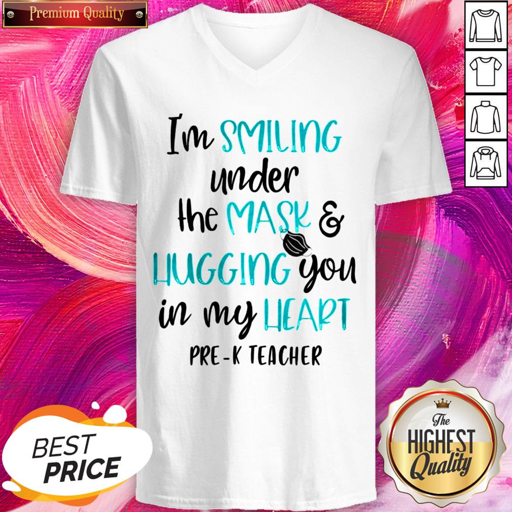I’m Smiling Under The Mask And Liugging You In My Heart Second Grade Teacher Shirt - Image 4