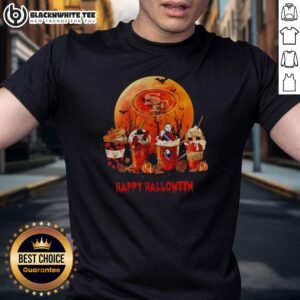 Happy San Francisco 49ers Happy Halloween Coffee T-Shirt