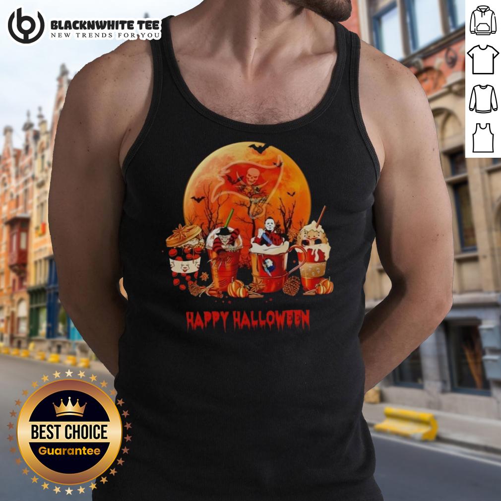 Happy Tampa Bay Buccaneers Happy Halloween Coffee T-Shirt - Image 4