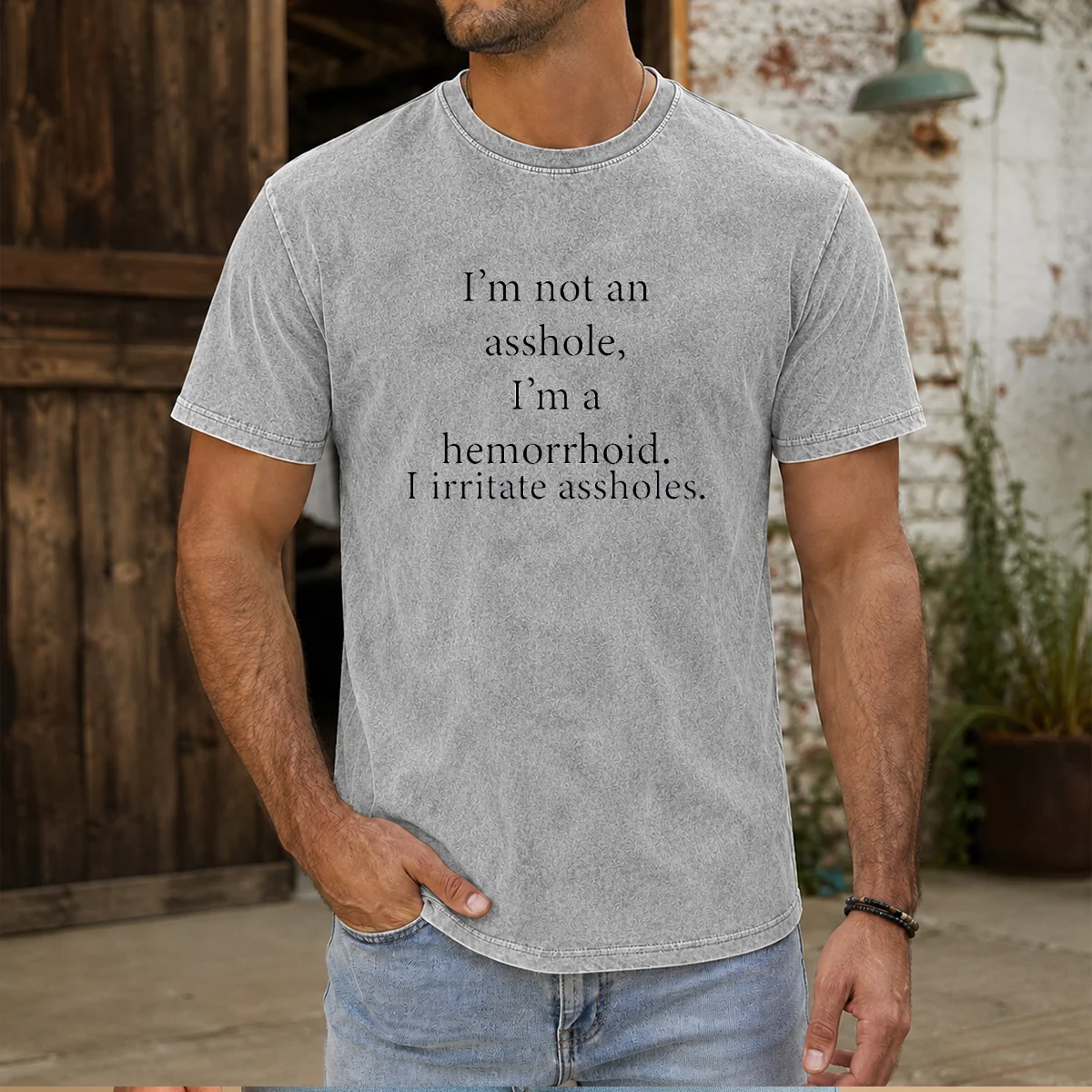 Awesome I'M Not An Asshole I'M A Hemorrhoid I Irritate Assholes Shirt - Image 9