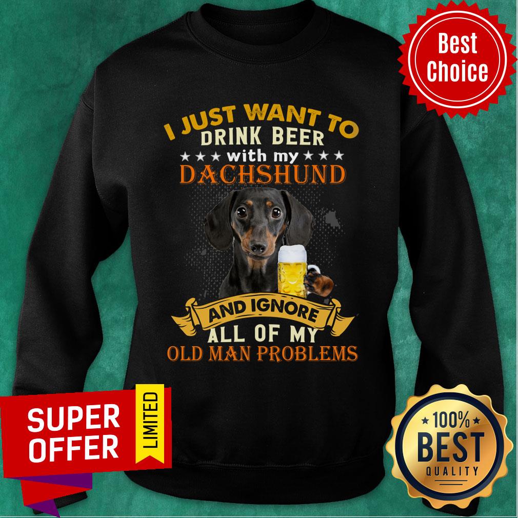 Drink Beer With My Dachshund And Ignore Dog Lover Shirt - Image 4