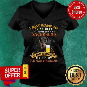Alternative view of Drink Beer With My Dachshund And Ignore Dog Lover Shirt