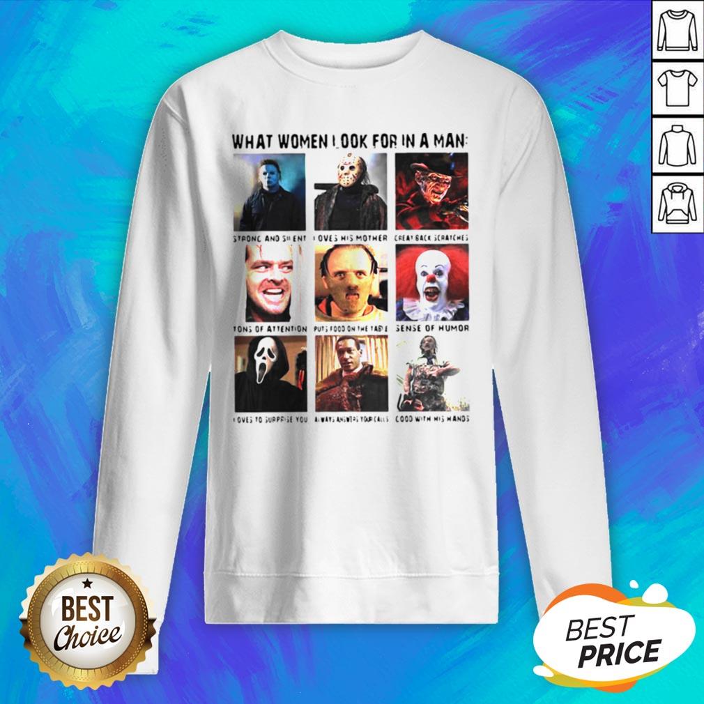 What Women Want In A Man Strong Silent Type Shirt - Image 2