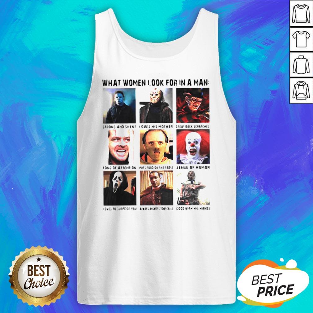 What Women Want In A Man Strong Silent Type Shirt - Image 5