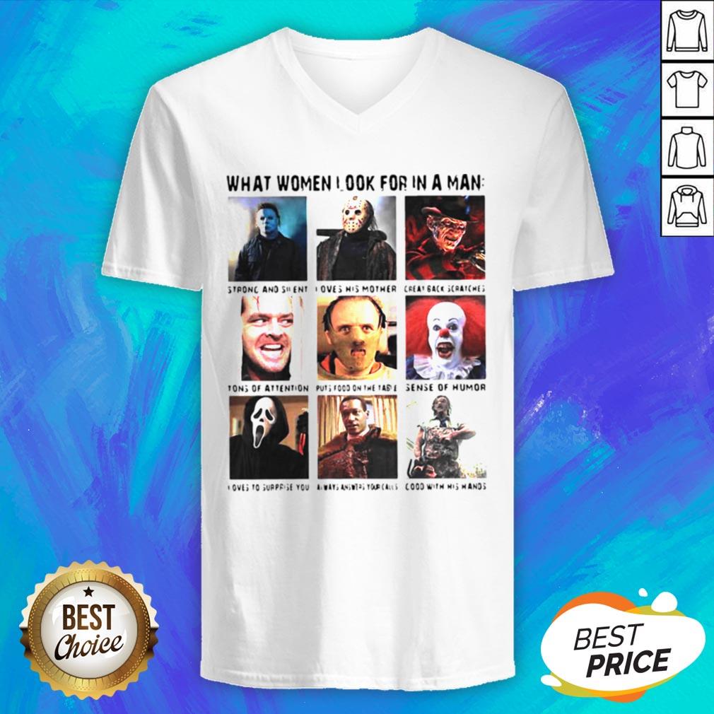 What Women Want In A Man Strong Silent Type Shirt - Image 4