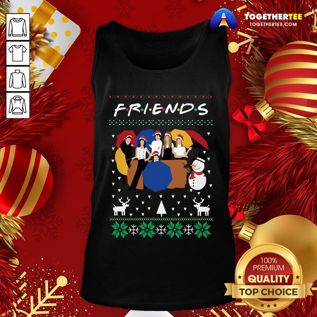 Perfect Friends And Snowman Christmas Ugly Shirt - Image 3