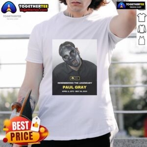 Hot Tribute Paul Gray Founding Bassist Of Slipknot T-Shirt