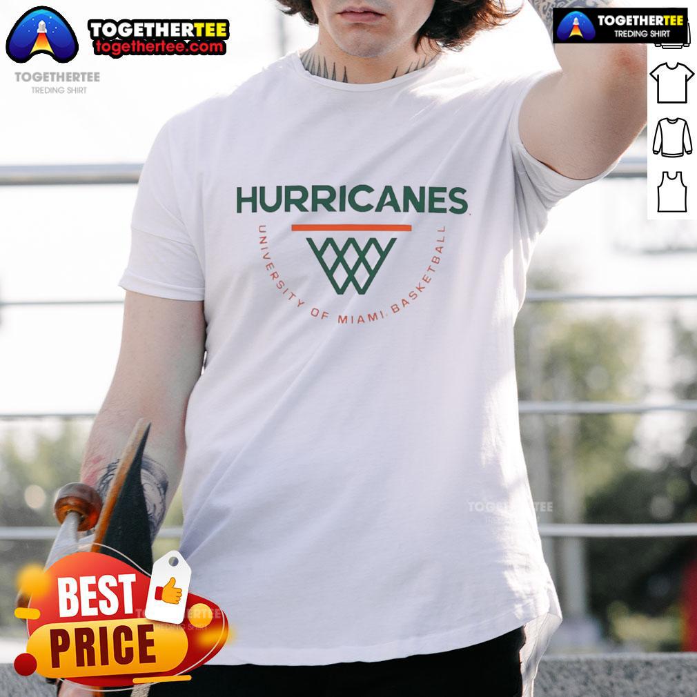 Top Miami Hurricanes Basketball Logo T-Shirt