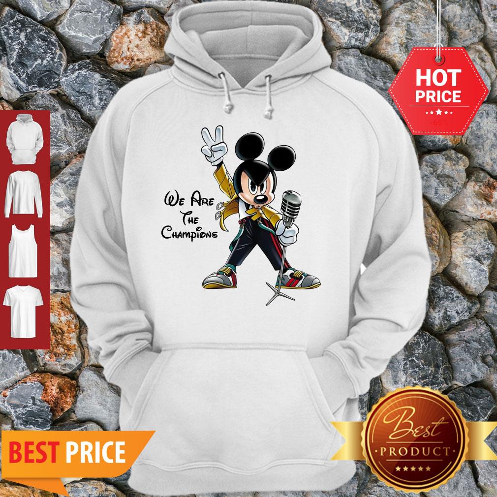 We Are The Champions Queen Mickey Freddie Mercury Shirt - Image 5
