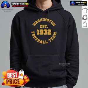 Alternative view of Official Washington Est. 1932 Football Team T-Shirt