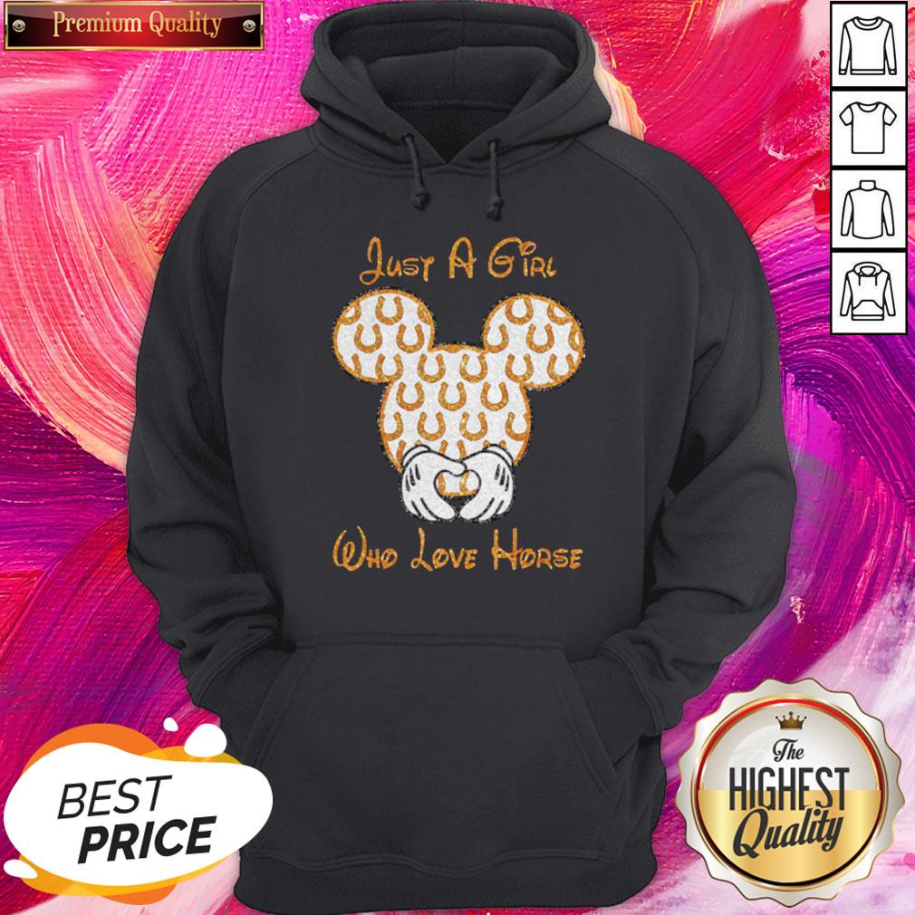 Attractive Mickey Mouse Just A Girl Who Love Horse Shirt - Image 5