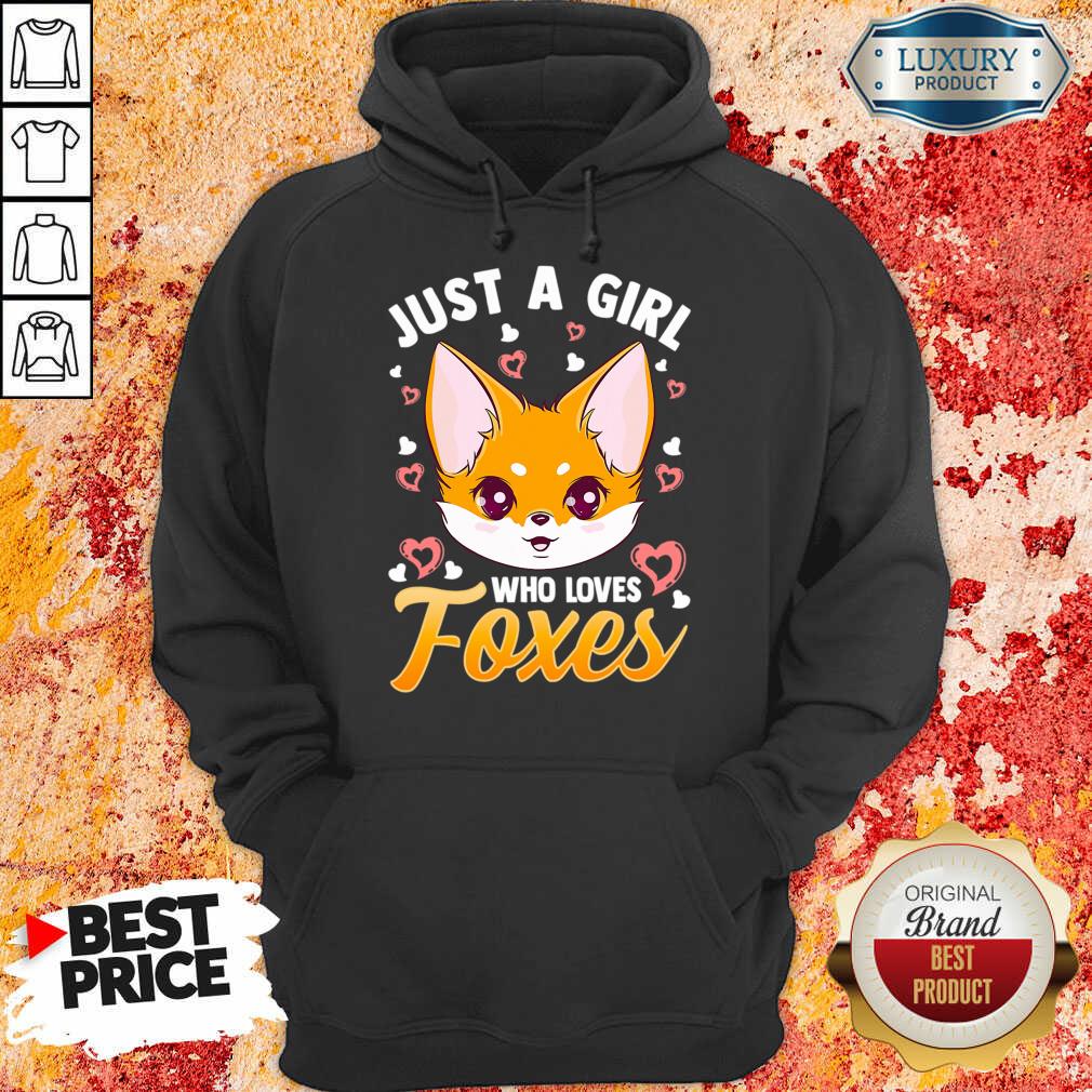 Just A Girl Who Loves Foxes Shirt - Image 3