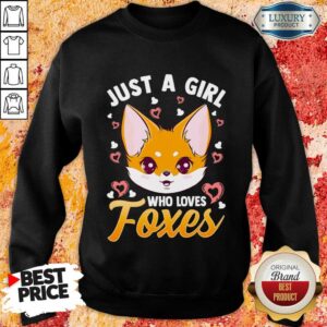 Alternative view of Just A Girl Who Loves Foxes Shirt