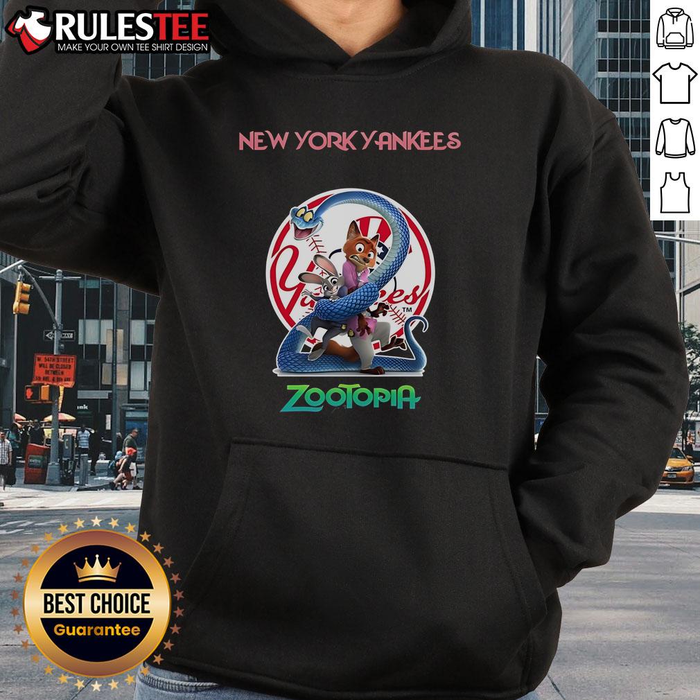 Awesome New York Yankees Zootopia 2 T-Shirt - Image 2