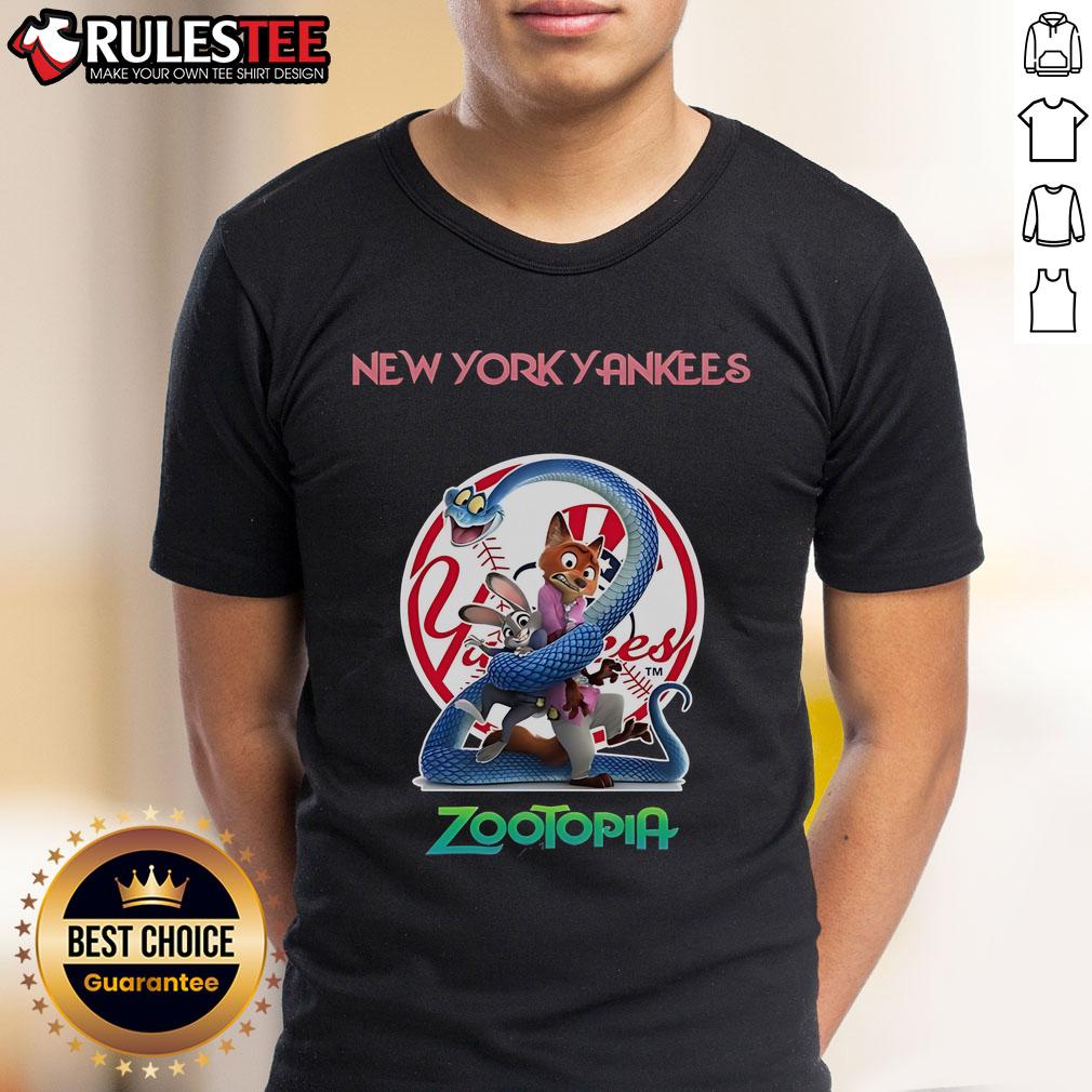 Awesome New York Yankees Zootopia 2 T-Shirt