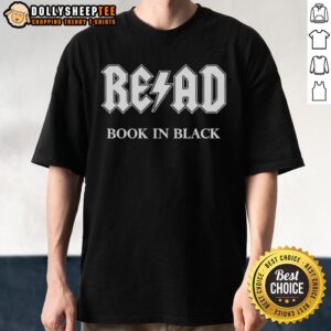 Awesome READ Book In Black X ACDC T-Shirt